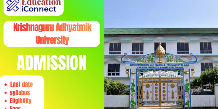Krishnaguru Adhyatmik University Admission